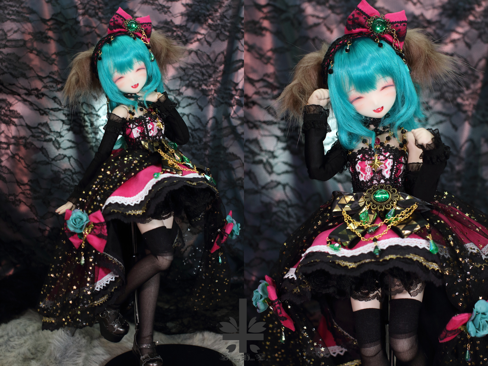 MDD (S/M胸)、ゴシックドレス５点セット★レッド MDD (S⁄M胸)、ゴシックドレス５点セット☆レッド
